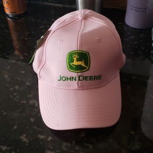John Deere pink baseball hat